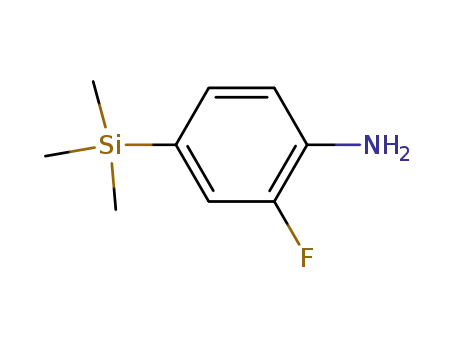 2-fluoro-4-trimethylsilanylphenylamine