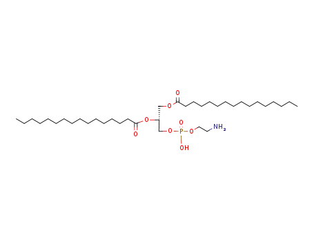 Molecular Structure of 923-61-5 (1,2-DIPALMITOYL-SN-GLYCERO-3-PHOSPHOETHANOLAMINE)