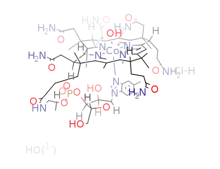 Molecular Structure of 58288-50-9 (HYDROXOCOBALAMIN HYDROCHLORIDE)