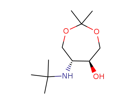 6-(tert-butylamino)-2,2-dimethyl-1,3-dioxepan-5-ol