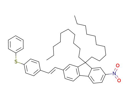 (E)-(4-(2-(9,9-didecyl-7-nitro-9H-fluoren-2-yl)vinyl)phenyl)(phenyl)sulfane