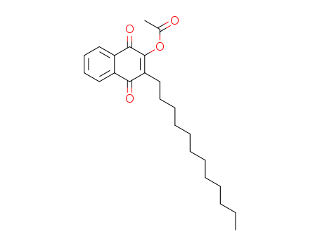 1,4-Naphthalenedione,2-(acetyloxy)-3-dodecyl-