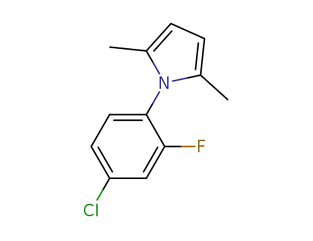1-(4-chloro-2-fluorophenyl)-2,5-dimethyl-1H-pyrrole