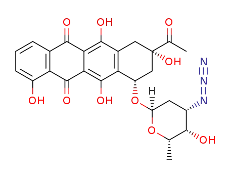4-demethyl-3'-N3-daunorubicine