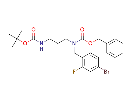 benzyl 4-bromo-2-fluorobenzyl(3-((tert-butoxycarbonyl)amino)propyl)carbamate