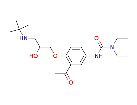 Molecular Structure of 56980-93-9 (Celiprolol)