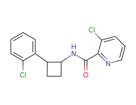 trans-3-chloro-N-[2-(2-chlorophenyl)cyclobutyl]pyridine-2-carboxamide