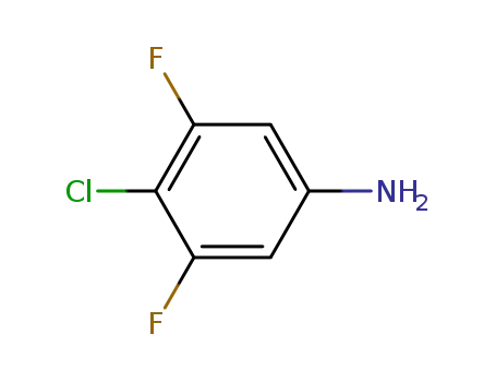 Molecular Structure of 2613-33-4 (4-CHLORO-3,5-DIFLUORO-PHENYLAMINE)