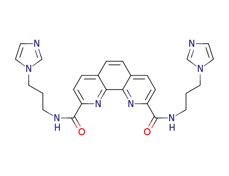 2,9-bis(N-(1-imidazolyl)propylaminocarbonyl)-1,10-phenanthroline