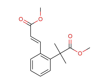 (E)-methyl 3-(2-(1-methoxy-2-methyl-1-oxopropan-2-yl)phenyl)acrylate