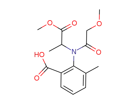 N-(2-carboxy-6-methylphenyl)-N-(methyloxyacetyl)alanine methyl ester