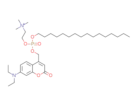 2-((((7-(diethylamino)-2-oxo-2H-chromen-4-yl)methoxy)(pentadecyloxy)phosphoryl)oxy)-N,N,N-trimethylethan-1-aminium
