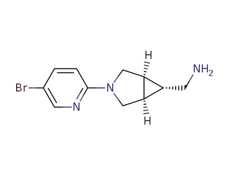 ((1R,5S,6s)-3-(5-bromopyridin-2-yl)-3-azabicyclo[3.1.0]hexan-6-yl) methanamine hydrochloride