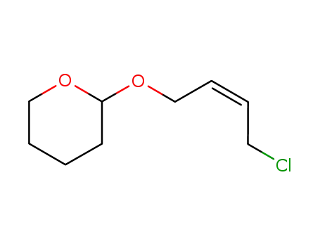 Molecular Structure of 41793-29-7 (2H-Pyran, 2-[(4-chloro-2-butenyl)oxy]tetrahydro-, (Z)-)