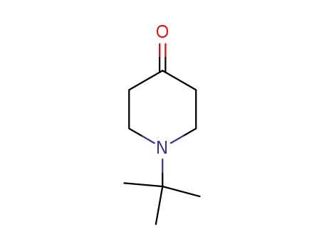 Molecular Structure of 1465-76-5 (1-TERT-BUTYL-PIPERIDIN-4-ONE)