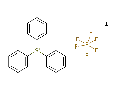 Molecular Structure of 57835-99-1 (TRIPHENYLSULFONIUM HEXAFLUOROPHOSPHATE)