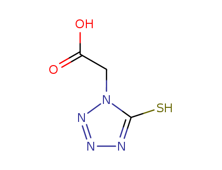 57658-36-3   C3H4N4O2S   5-Mercapto-1H-tetrazole-1-acetic acid