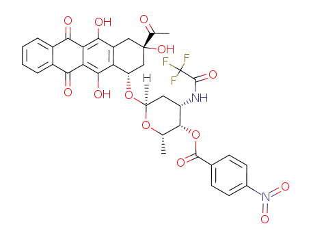 (-)-4'-O-p-Nitrobenzoyl-N-trifluoroacetyl-4-demethoxydaunorubicin