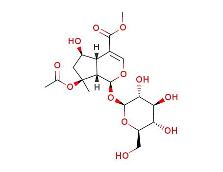 Molecular Structure of 57420-46-9 (8-O-acetyl shanzhiside methyl ester)