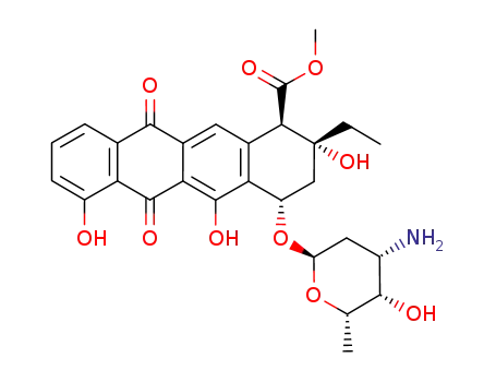 7-[α-L-daunosamino]-aklavinone