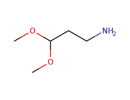 Molecular Structure of 60185-84-4 (1-Propanamine, 3,3-dimethoxy-)
