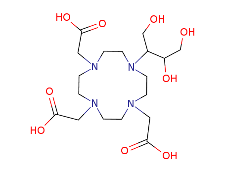 1,4,7,10-Tetraazacyclododecane-1,4,7-triacetic acid,
10-[2,3-dihydroxy-1-(hydroxymethyl)propyl]-