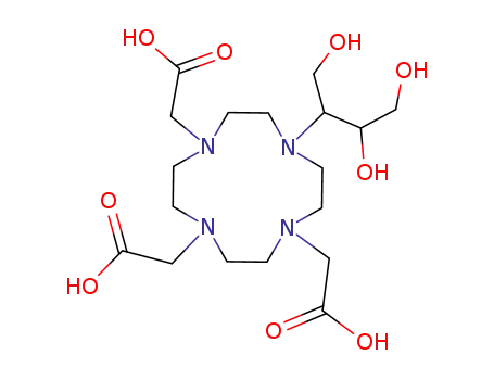 2,2',2"-(10-(1,3,4-trihydroxybutan-2-yl)-1,4,7,10-tetraazacyclododecane-1,4,7-triyl)triacetic acid