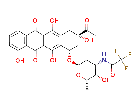 4-demethyl-3'-trifluoroacetamido-daunorubicine