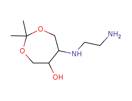 6-(2-Amino-ethylamino)-2,2-dimethyl-[1,3]dioxepan-5-ol