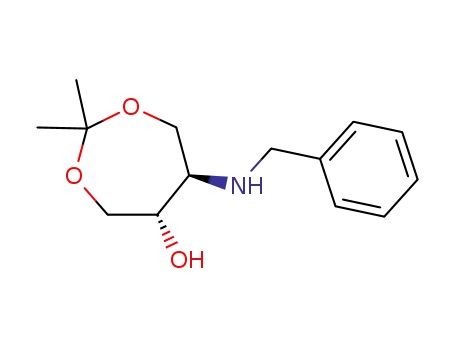 trans-6-benzylamino-2,2'-dimethyl-1,3-dioxocycloheptan-5-ol