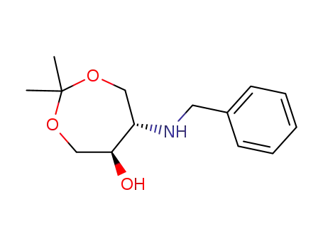 (5R,6S)-6-(benzylamino)-2,2-dimethyl-1,3-dioxepan-5-ol