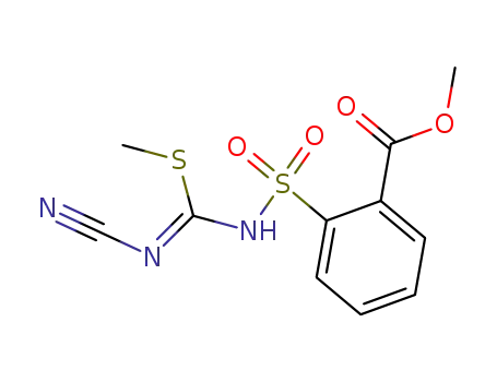 methyl 2-({[(cyanoimino)(methylsulfanyl)methyl]amino}sulfonyl)benzoate
