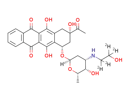 4-demethoxy-3'-N-(2-hydroxy[2H4]ethyl)daunorubicin