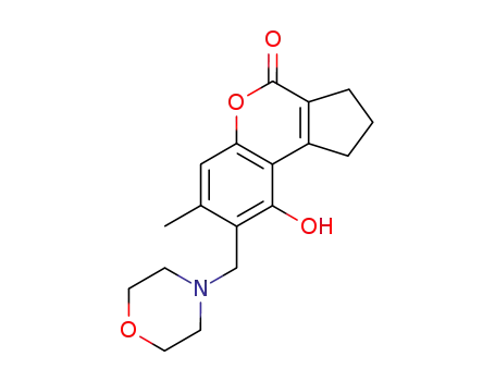 9-hydroxy-7-methyl-8-(morpholinomethyl)-2,3-dihydrocyclopenta[c]chromen-4(1H)-one