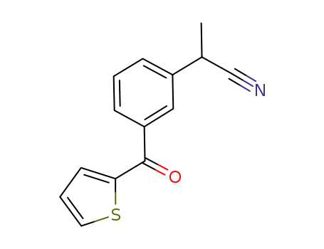 2-(3-(thiophene-2-carbonyl)phenyl)propanenitrile