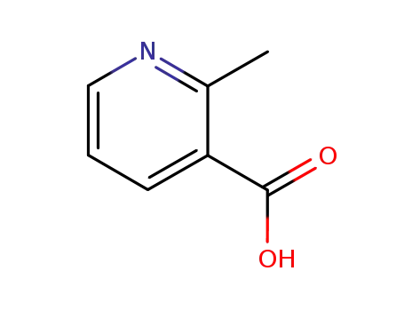 Molecular Structure of 3222-56-8 (2-Methylnicotinic acid)