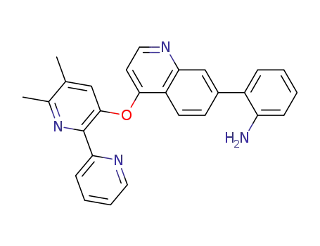 2-[4-(5,6-Dimethyl-[2,2']bipyridinyl-3-yloxy)-quinolin-7-yl]-phenylamine