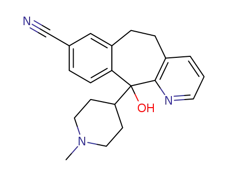 8-cyano-6,11-dihydro-11-(1-methyl-4-piperidyl)-5H-benzo[5,6]cyclohepta[1,2-b]pyridin-11-ol