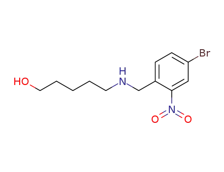 1-pentanol, 5-[[(4-bromo-2-nitrophenyl)methyl]amino]-