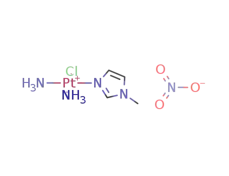 cis-{Pt(NH3)2(1-methylimidazole-N3)Cl}NO3