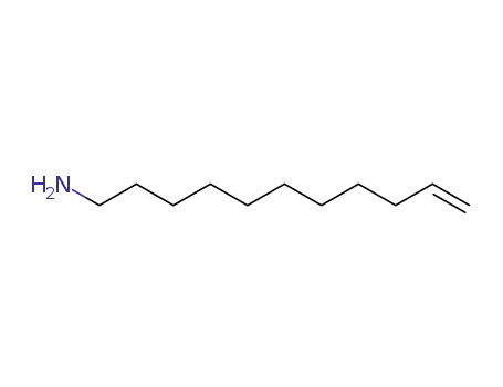 Molecular Structure of 62595-52-2 (1-AMINO-10-UNDECENE)