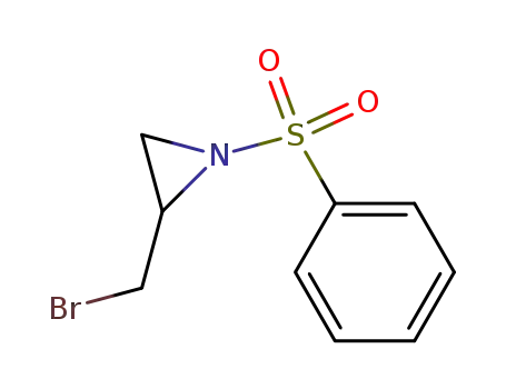 Molecular Structure of 5120-12-7 (Aziridine, 2-(bromomethyl)-1-(phenylsulfonyl)-)