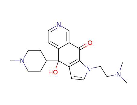 1-[2-(dimethylamino)ethyl]-4-hydroxy-4-(1-methylpiperidin-4-yl)-1H-pyrrolo[3,2-g]isoquinolin-9(4H)-one