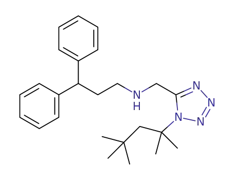 (3,3-diphenylpropyl)-[(1-(1,1,3,3-tetramethylbutyl)-1H-tetrazol-5-yl)methyl]amine