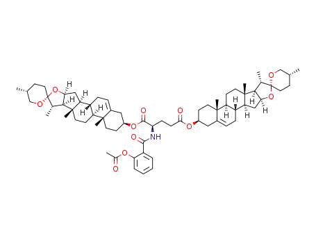 N-(D-acetoxybenzoyl)-D-glutamic acid 1,5-didiosgenyl ester