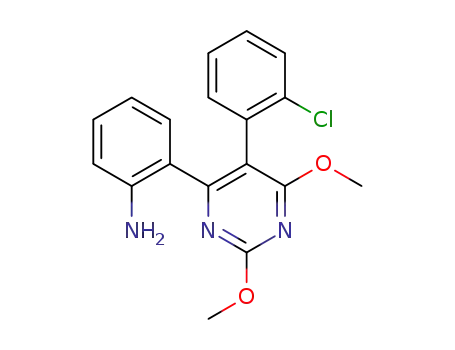 4-(2-aminophenyl)-5-(2-chlorophenyl)-2,6-dimethoxypyrimidine