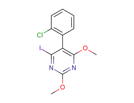 5-(2-chlorophenyl)-4-iodo-2,6-dimethoxypyrimidine