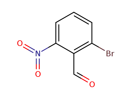 Molecular Structure of 20357-21-5 (2-Bromo-6-nitrobenzaldehyde)