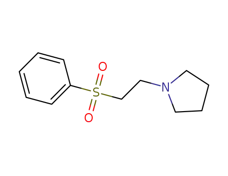 1-[2-(phenylsulfonyl)ethyl]pyrrolidine