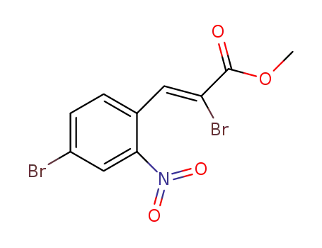 (Z)-methyl 2-bromo-3-(4-bromo-2-nitrophenyl)acrylate